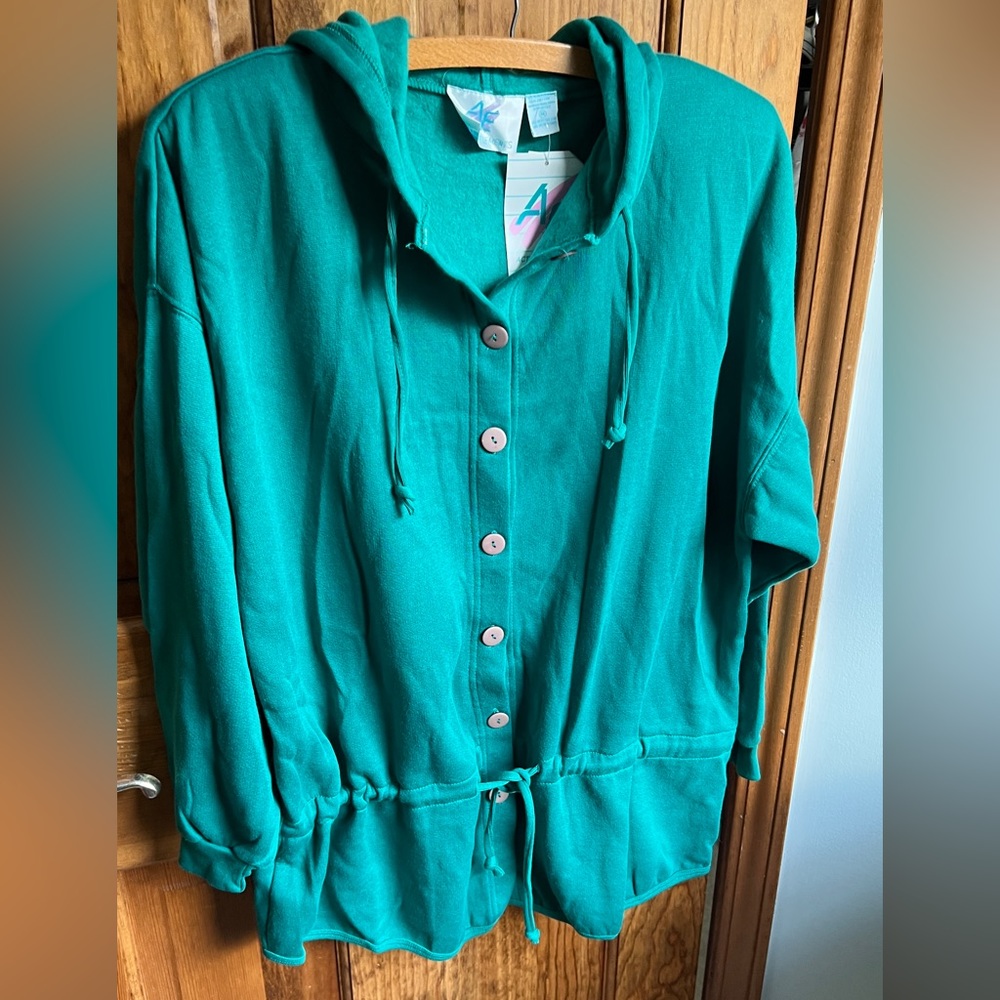 Teal sweater